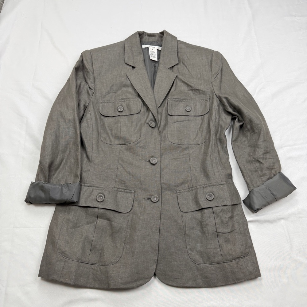 Merona Taupe Linen Women's Blazer
